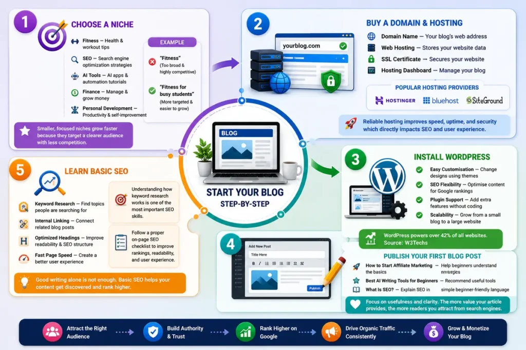 Blog workflow step by step