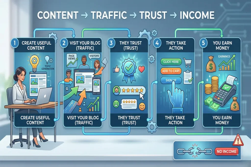 how to earn money from a blog