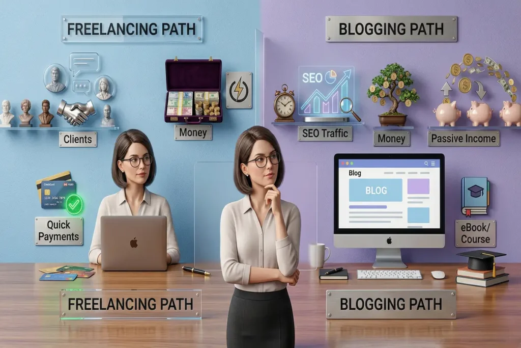 Difference Between Freelancing vs Blogging