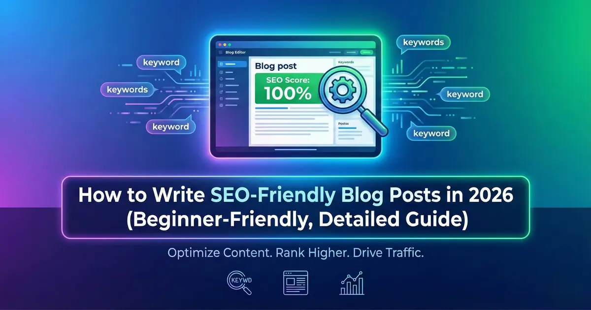 Seo friendly blog post
