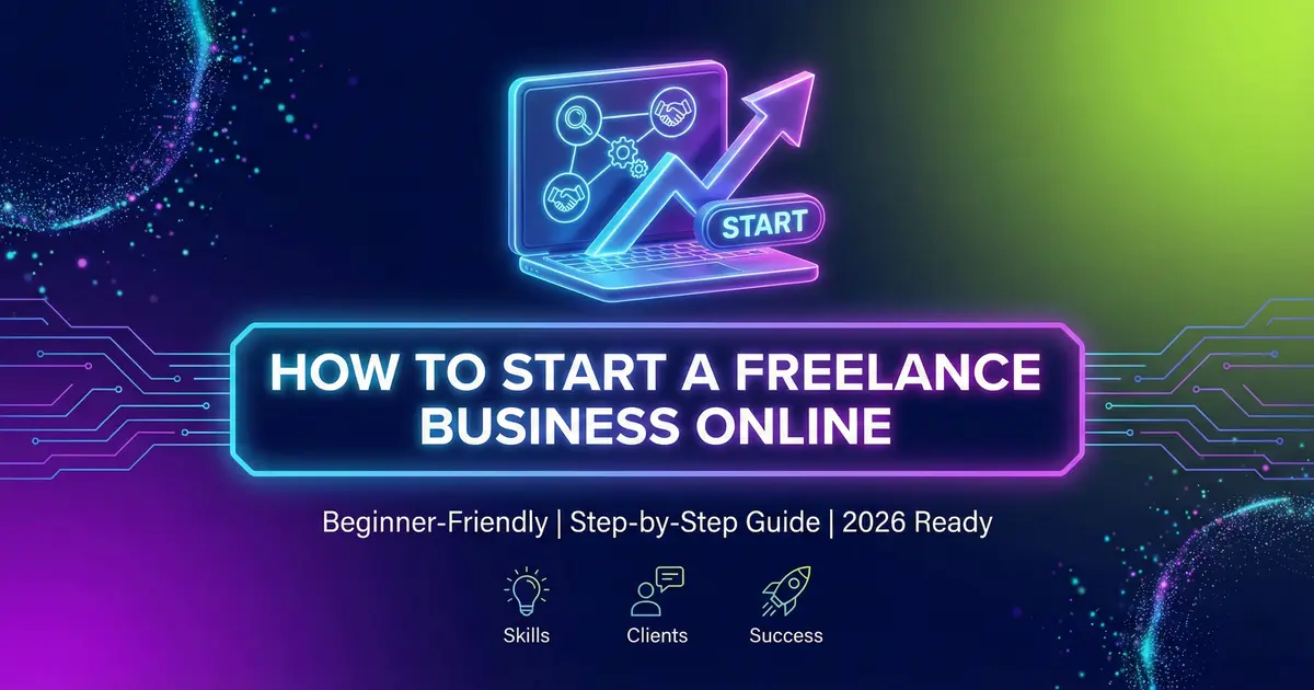start freelance business online