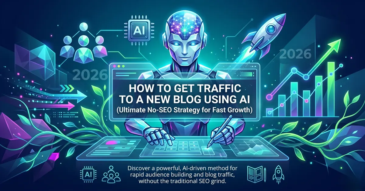 get traffic to new blog using AI