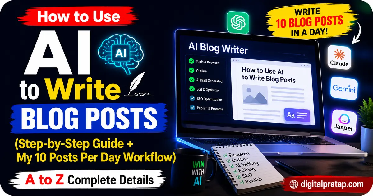 how to use AI to write blog posts