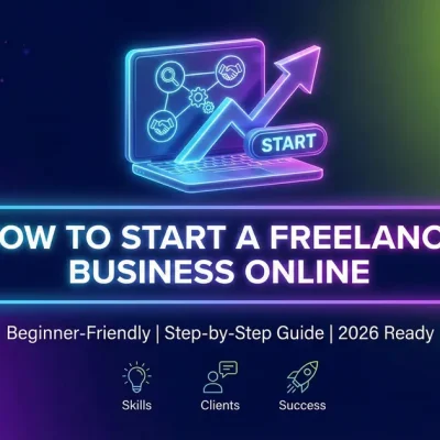 start freelance business online